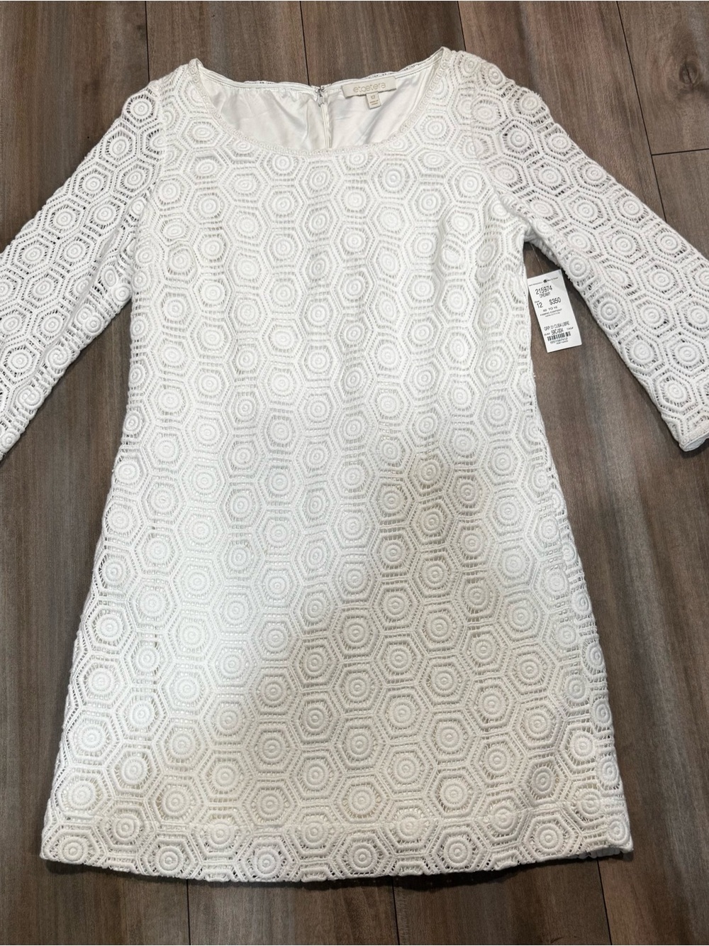 Women’s White Lace Shift Dress